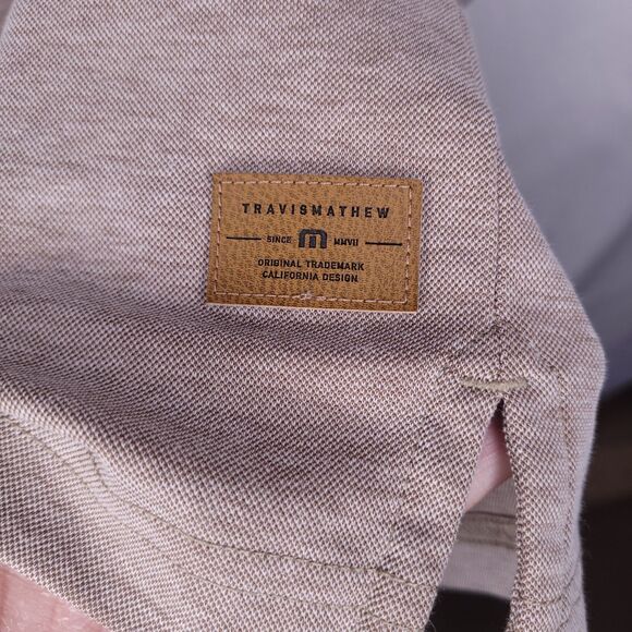 Travis Mathew Polo Shirt Mens XXL Brown - Picture 5 of 12